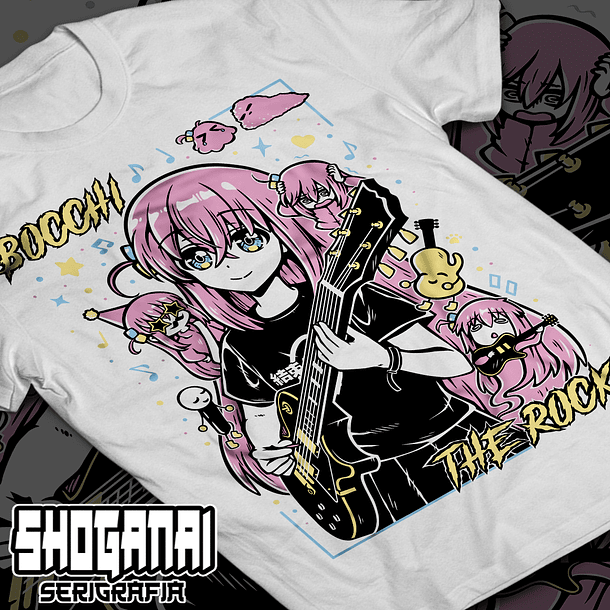 BTR01 Hitori Gotoh - Bocchi The Rock / Polera manga corta 1