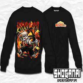 BNH07 Dynamight  / Katsuki Bakugo - Boku No Hero / Crewneck - Poleron Polo