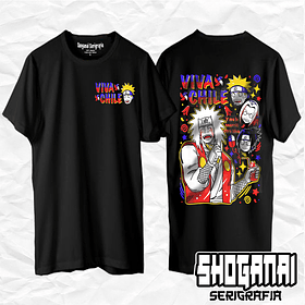 NAR28 Jiraiya Fiestas Patrias - Naruto / Polera manga corta