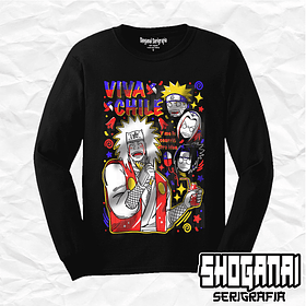 NAR28 Jiraiya Fiestas Patrias - Naruto / Polera manga larga