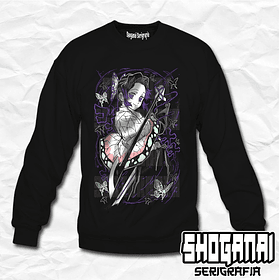 KNY61 Shinobu Kocho - Kimetsu No Yaiba / Crewneck - Poleron Polo