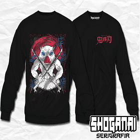 KNY62 Inosuke Hashibira - Kimetsu No Yaiba / Crewneck - Poleron Polo