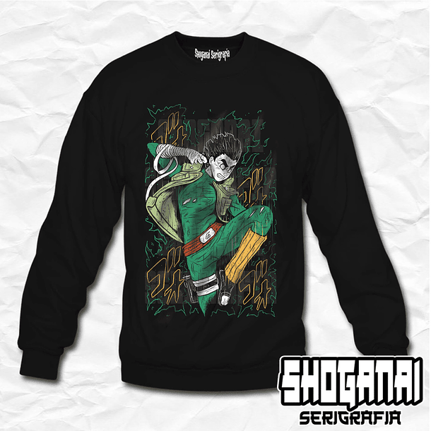 NAR31 Rock Lee - Naruto / Crewneck - Poleron Polo 1