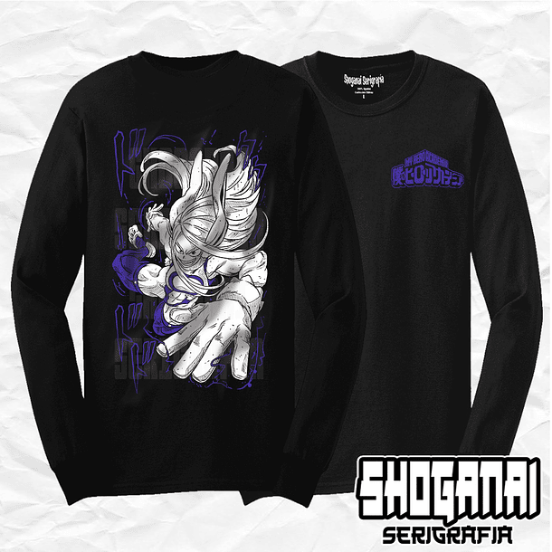 BNH24 Mirko - Rumi Usagiyama - Boku No Hero / Polera manga larga 1