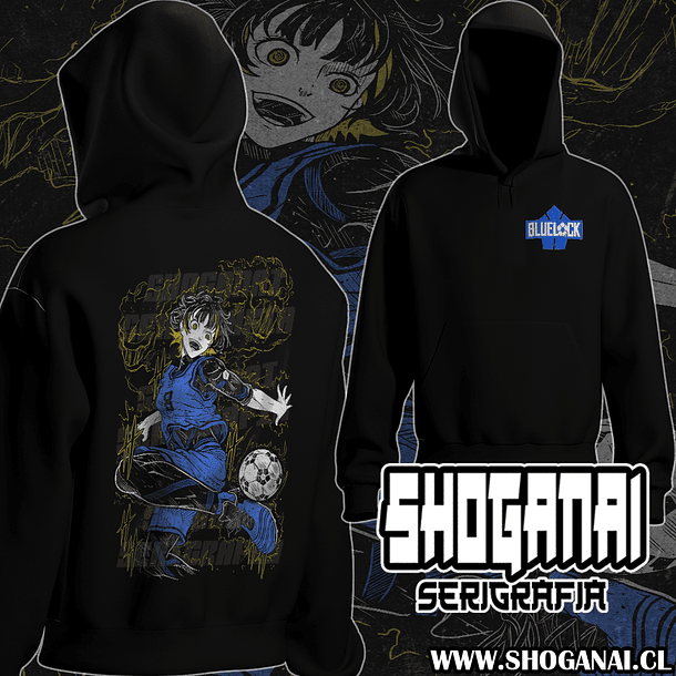 BL04 Meguru Bachira - Blue Lock / Hoddie - Poleron Canguro 2