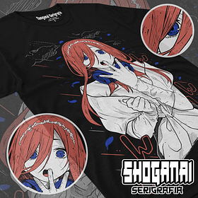 QUIN07 Miku Nakano - Las Quintillizas / Polera manga corta