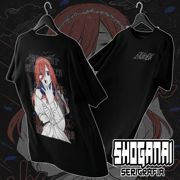 QUIN07 Miku Nakano - Las Quintillizas / Polera manga corta 2