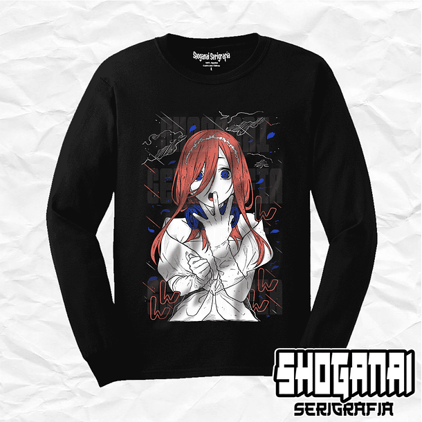 QUIN07 Miku Nakano - Las Quintillizas / Polera manga larga 1
