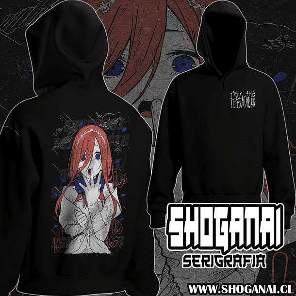 QUIN07 Miku Nakano - Las Quintillizas / Hoddie - Poleron Canguro 2