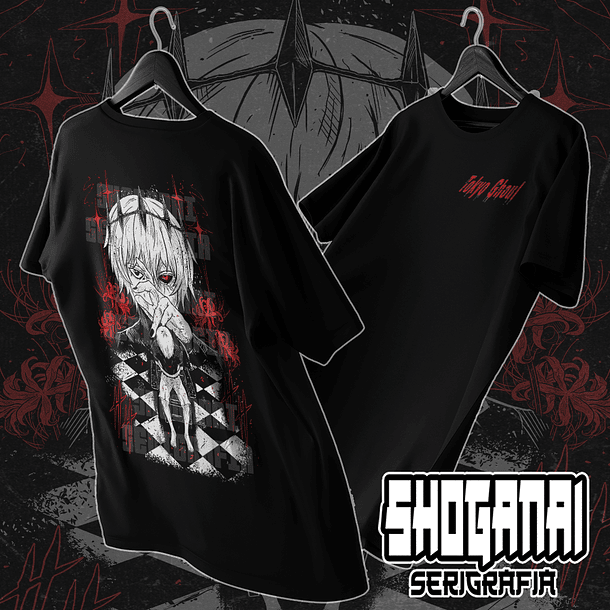 TG10 Ken Kaneki - Tokyo Ghoul / Polera manga corta 2