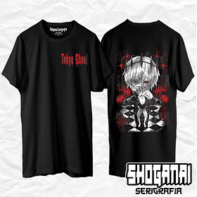 TG10 Ken Kaneki - Tokyo Ghoul / Polera manga corta