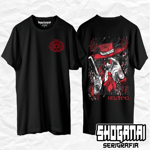 HELL02 Alucard - Hellsing / Polera manga corta 1