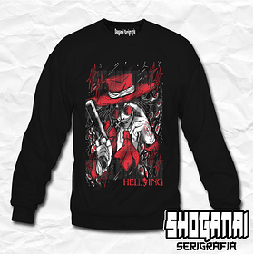 HELL02 Alucard - Hellsing / Crewneck - Poleron Polo