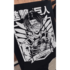 SNK02 Levi Ackerman - Shingeki No Kyojin / Polera manga corta 1
