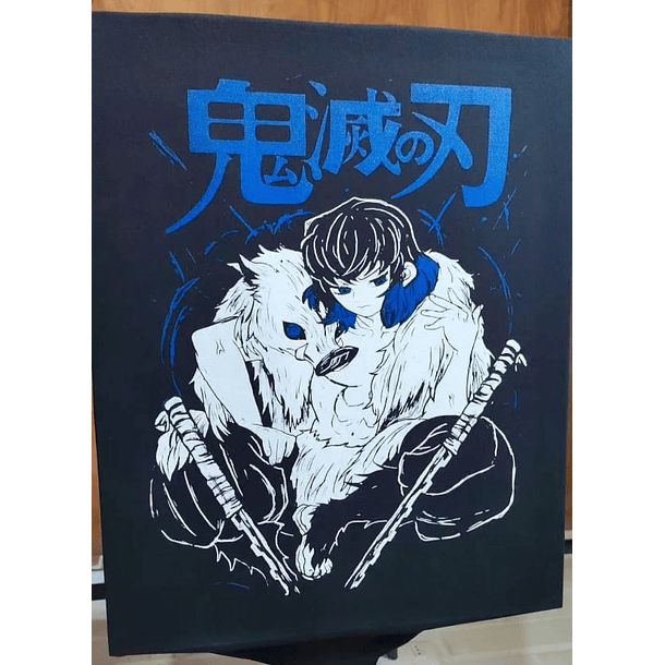 KNY03 Inosuke Hashibara - Kimetsu No Yaiba / Polera manga corta 2