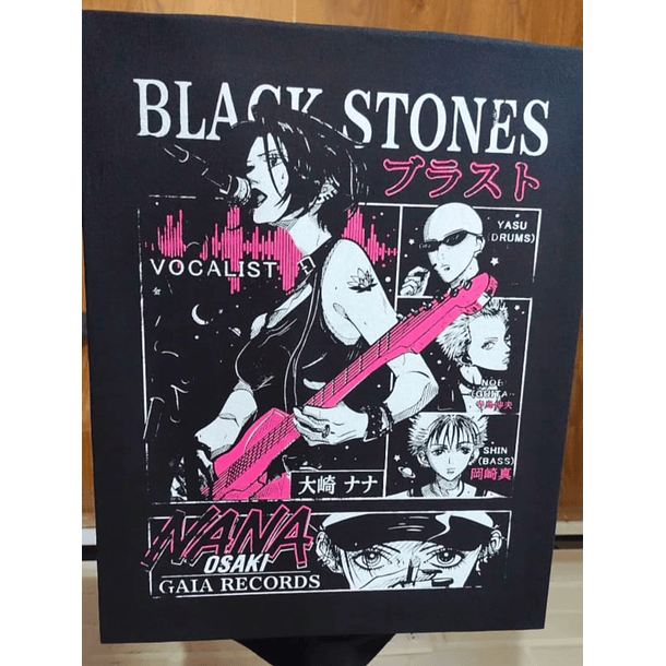 NANA01 Black Stones - Nana / Polera manga corta 2