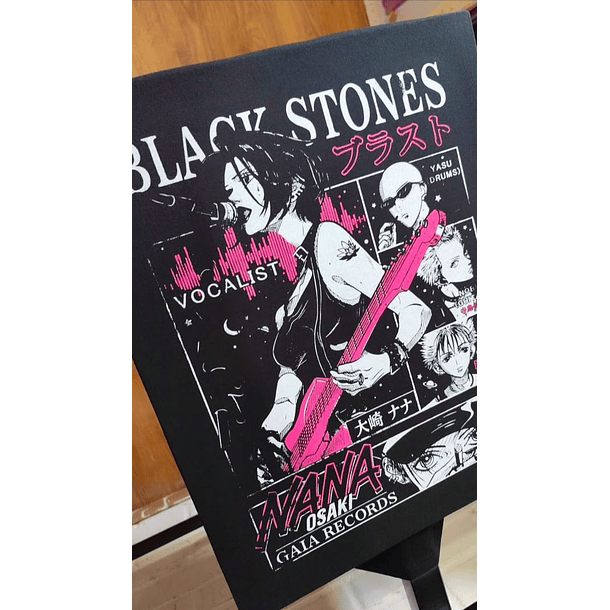 NANA01 Black Stones - Nana / Polera manga corta 1