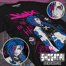 LOL03 Jinx - Arcane - LOL / Polera manga corta