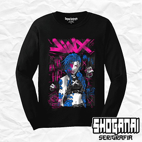 LOL03 Jinx - Arcane - LOL / Polera manga larga