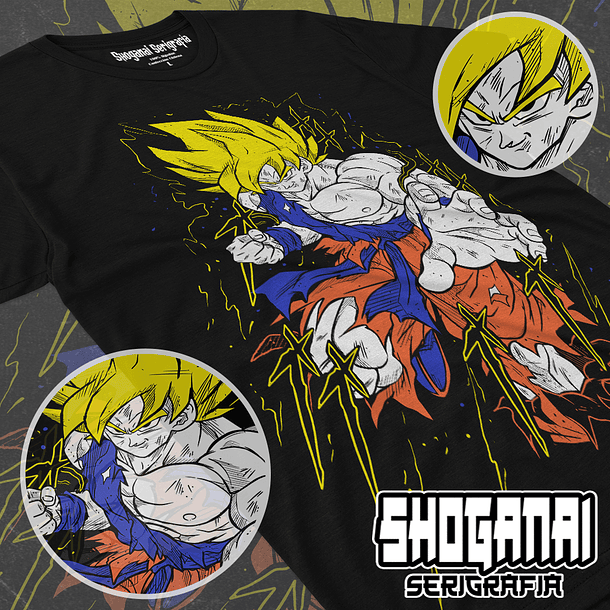 DB30 Goku SSJ - Dragon Ball / Polera manga corta 1