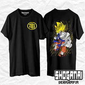 DB30 Goku SSJ - Dragon Ball / Polera manga corta