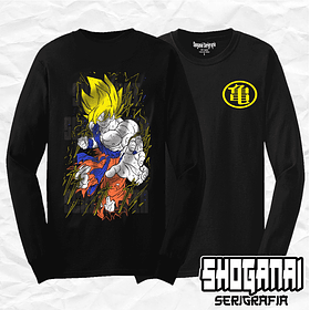 DB30 Goku SSJ - Dragon Ball / Polera manga larga