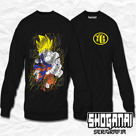 DB30 Goku SSJ - Dragon Ball / Crewneck - Poleron Polo