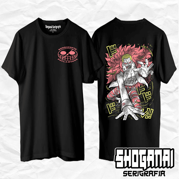 OP60 Donquixote Doflamingo - One Piece / Polera manga corta 1