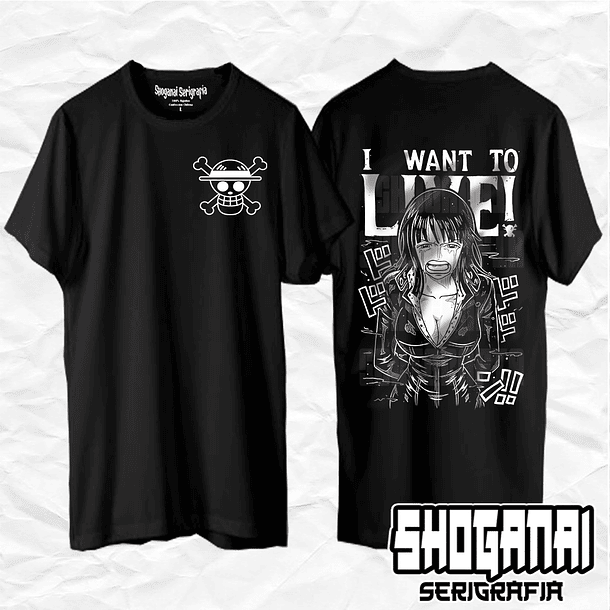 OP61 Nico Robin - One Piece / Polera manga corta 1