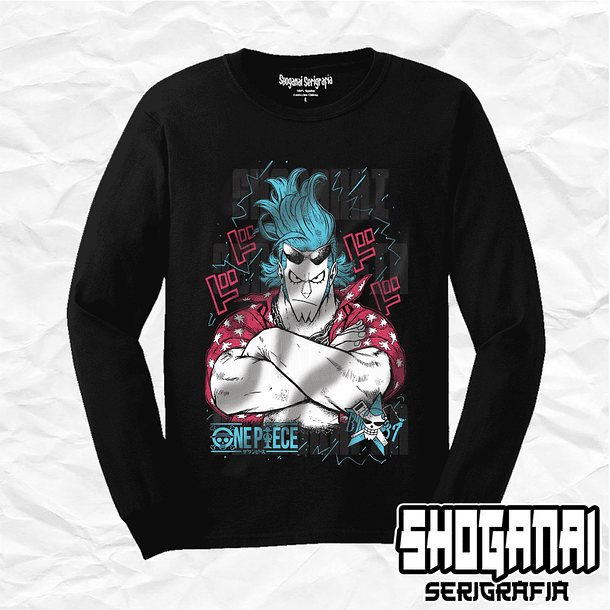 OP62 Franky - One Piece / Polera manga larga 1