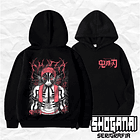 KNY64 Akaza - Kimetsu No Yaiba / Hoddie - Poleron Canguro 1