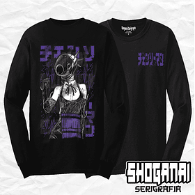 CHSM22 Reze Demonio Bomba - Chainsawman / Polera manga larga