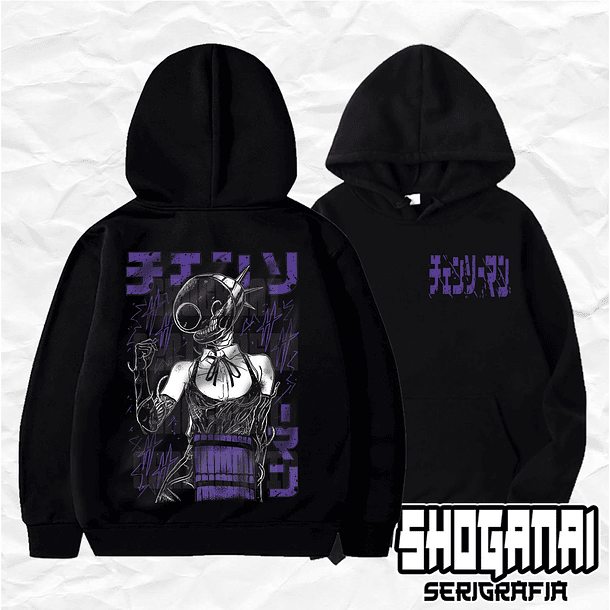 CHSM22 Reze Demonio Bomba - Chainsawman / Hoddie - Poleron Canguro 1