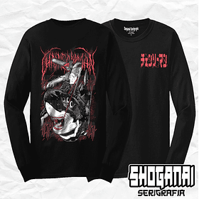 CHSM23 Beam y Denji - Chainsawman / Polera manga larga
