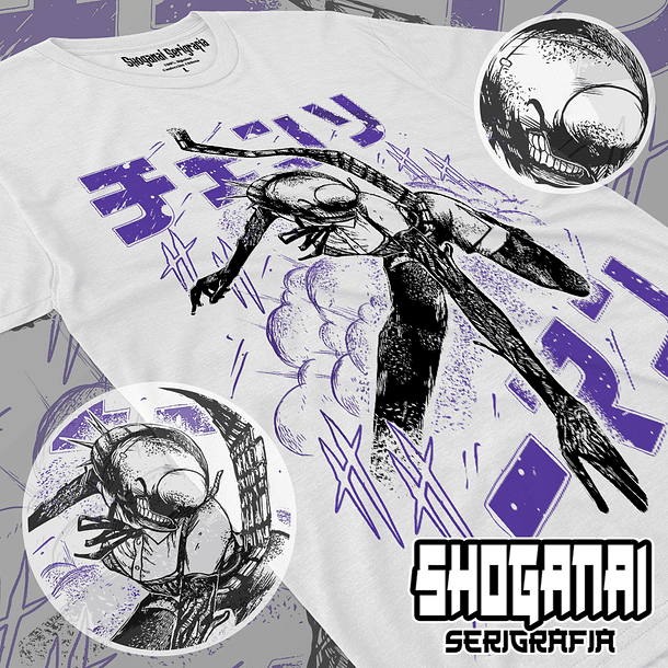 CHSM24 Reze Demonio Bomba - Chainsawman / Polera manga corta 1