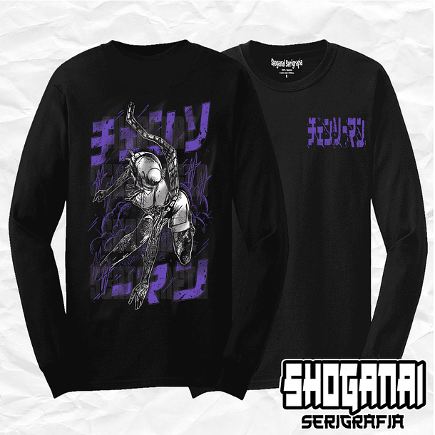 CHSM24 Reze Demonio Bomba - Chainsawman / Polera manga larga 1