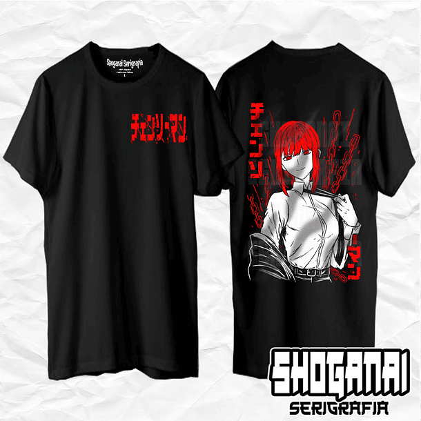 CHSM01 Makima - Chainsawman / Polera manga corta 1