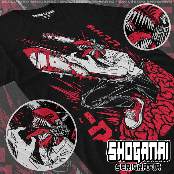 CHSM06 Denji - Chainsawman / Polera manga corta 1