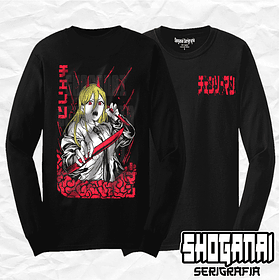 CHSM07 Power - Chainsawman / Polera manga larga