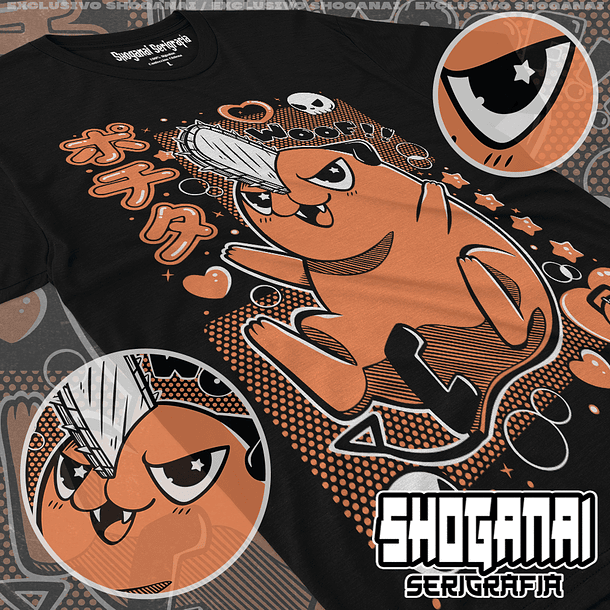 CHSM08 Pochita - Chainsawman / Polera manga corta 1