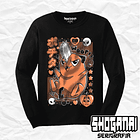 CHSM08 Pochita - Chainsawman / Polera manga larga 1