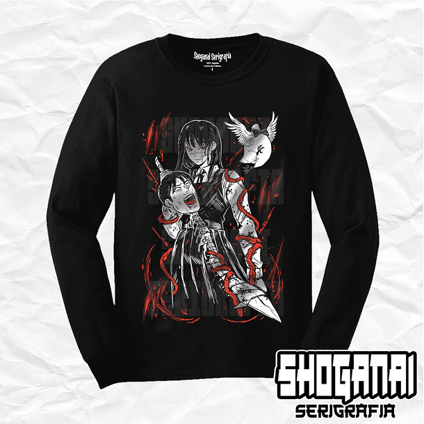 CHSM09 Asa Mitaka - Chainsawman / Polera manga larga 1