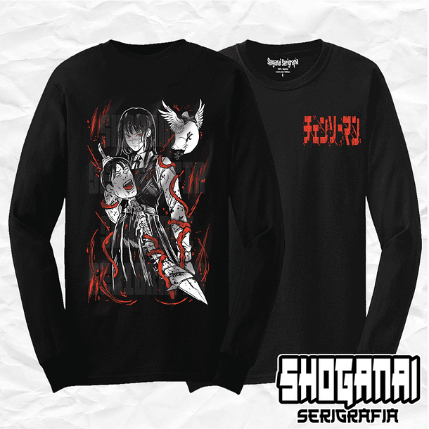 CHSM09 Asa Mitaka - Chainsawman / Polera manga larga 1