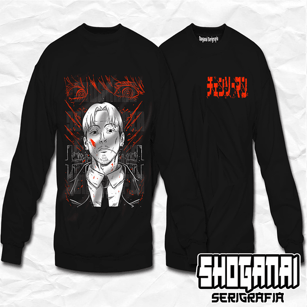 CHSM10 Kishibe - Chainsawman / Crewneck - Poleron Polo 1