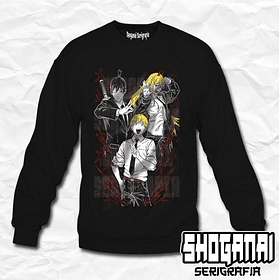 CHSM11 Denji, Power y Aki - Chainsawman / Crewneck - Poleron Polo