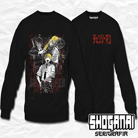 CHSM11 Denji, Power y Aki - Chainsawman / Crewneck - Poleron Polo