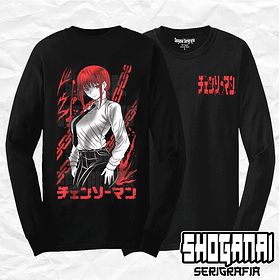 CHSM13 Makima - Chainsawman / Polera manga larga