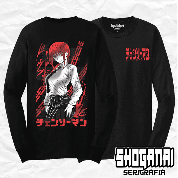 CHSM13 Makima - Chainsawman / Polera manga larga 1