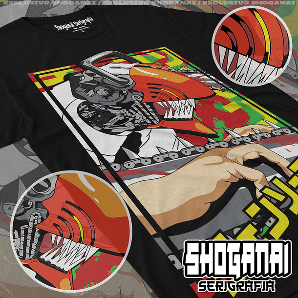 CHSM15 Denji - Chainsawman / Polera manga corta 1