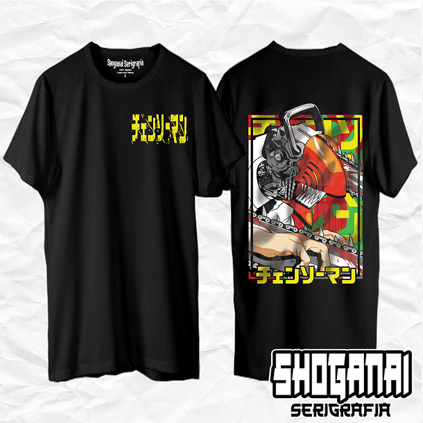 CHSM15 Denji - Chainsawman / Polera manga corta 1